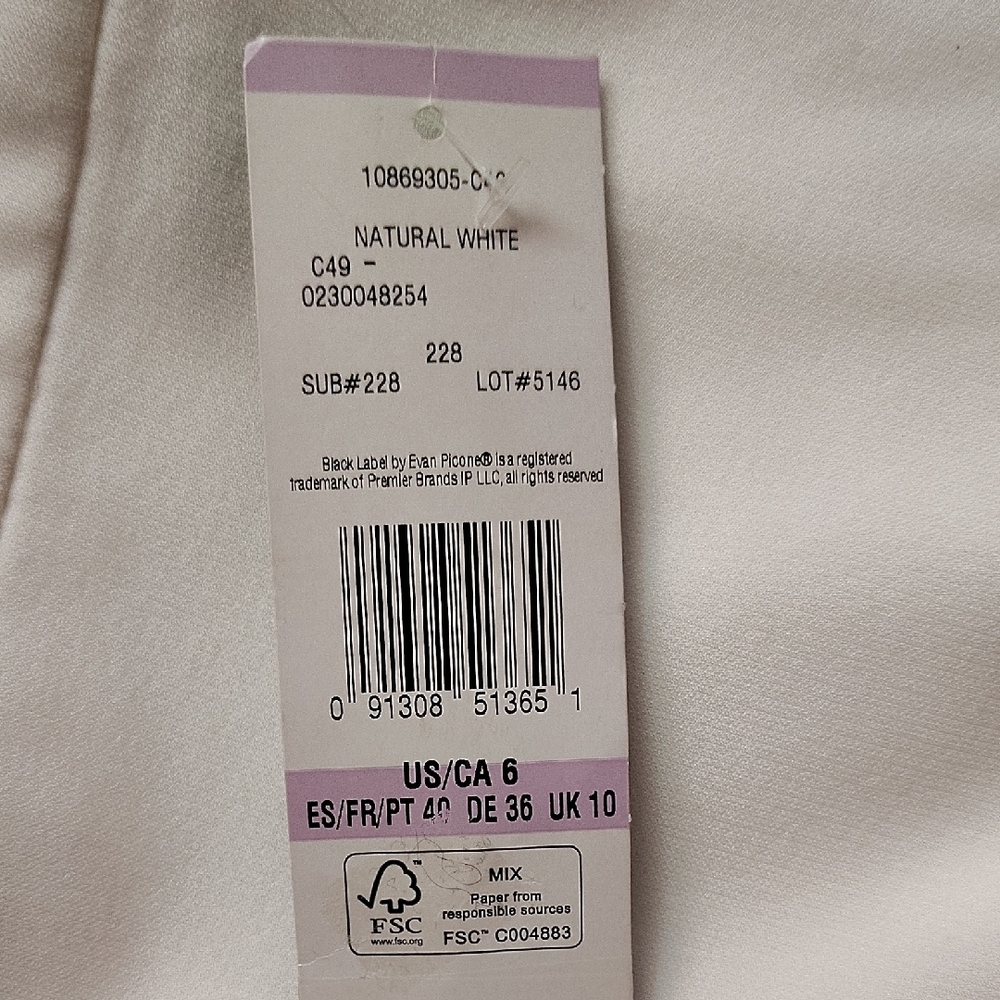 Black Label Crisp White Trousers - Picture 3 of 14